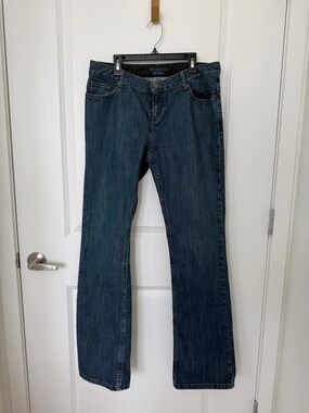 Simply Vera Women's Dark Blue Wide Leg Jeans size 8R